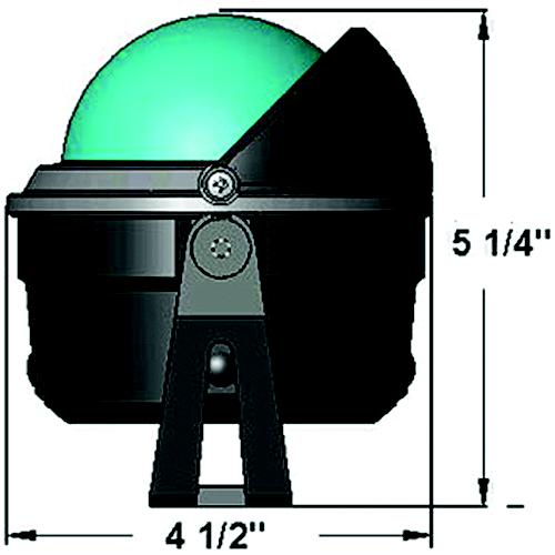Voyager Compass-Bracket Mount, Combi Dial, Black - B-81 - 128-B81F1